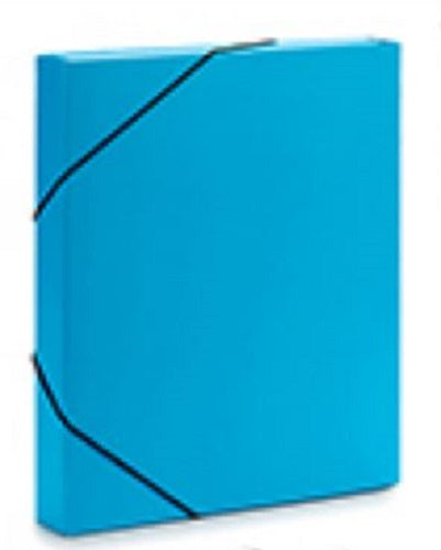 elastomap A4 23,5 x 32 cm karton blauw
