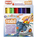 textielverf 15mm wax 6 stuks