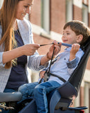 Kinderzitje achter Qibbel Air met dragerbevestiging (CFS) - sparkling silver