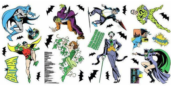muursticker Batman Villains junior vinyl 31-delig