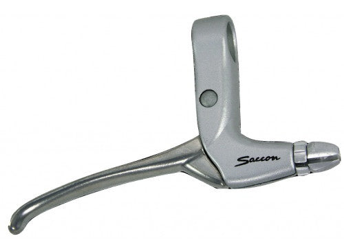 Remgreepset Saccon voor rollerbrake - 4 vingers - satijn / zilver