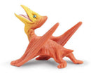 baby-Pteranodon junior 5 cm rubber oranje/geel