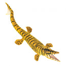 dinosaurus Tylosaurus junior 24 cm rubber geel/zwart