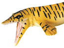 dinosaurus Tylosaurus junior 24 cm rubber geel/zwart
