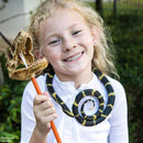 grijper T-Rex Skull jongens 45,7 cm ABS bruin/oranje