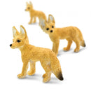 mini-figuren Fennek 2,5 cm rubber oranje 192 stuks