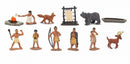 speelset Powhatan Indians Toob junior 12-delig