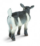 Pygmy geitje junior 8 cm rubber zwart/wit