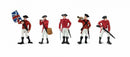 speelset Revolutionary War British army Toob 5-delig