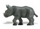 speeldier babyneushoorn junior 7,5 cm grijs