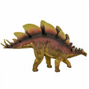 speeldier stegosaurus junior 17 cm geel/bruin
