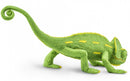 speeldier kameleon 17 cm groen