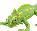 speeldier kameleon 17 cm groen