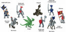 speelfigurenset Knights & Dragons junior 11-delig