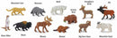 speelfigurenset North American Wildlife junior 12-delig