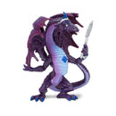 speelfiguur draak junior 11,5 x 9,5 x 13 cm paars