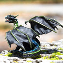speelfiguur draak junior 21,5 x 15 x 12 cm zwart