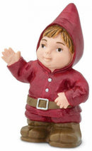 speelfiguur Gnome Child junior 5,75 cm rood/bruin/beige