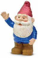 speelfiguur Gnorman the Gnome junior 6,4 cm blauw/rood