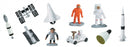 speelset ruimtevaart junior 4-7,5 cm 48 stuks