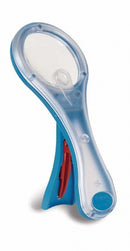 vergrootglas Mega-10 blauw/transparant 2-delig