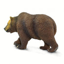 wilde dieren Grizzly Beer junior 12,5 cm donkerbruin