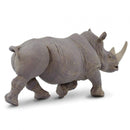 wilde dieren Neushoorn junior 23 cm donkergrijs