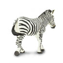 wilde dieren Zebra junior 25,5 cm zwart/wit
