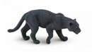 wilde dieren Zwarte jaguar junior 10,25 cm zwart