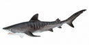 zeedieren Tijgerhaai junior 20,3 cm grijs/zwart/wit