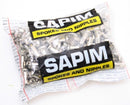 spaaknippels 14G 14,5 mm vernikkelde messing 144 Stuks