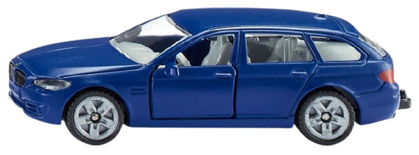 auto BMW 520i Touring junior 8,5 x 3,6 cm aluminium blauw