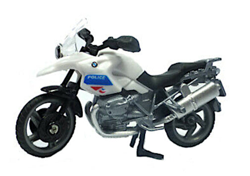 motorfiets BMW R1200 GS police 6,5 cm staal wit