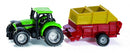 SIKU 1676 Tractor met Pöttinger Opraapwagen