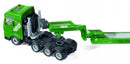 Siku 1834 Zwaar Transport met Liebherr-Kabelgraafmachine en Voertuig 1:87