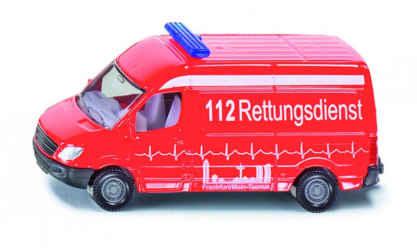 Duitse ziekenwagen rood (0805)