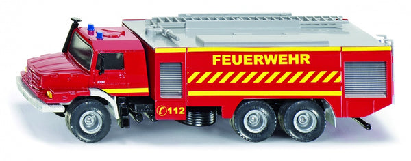 Mercedes Zetros 2733 Duitse brandweerwagen rood (2109)