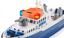 politieboot licht en geluid 318 x 88 x 138 mm blauw/wit