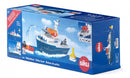 politieboot licht en geluid 318 x 88 x 138 mm blauw/wit