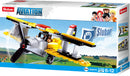 dubbeldekker junior 25,1 cm grijs/geel 120-delig