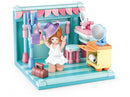 kleedkamer junior 14,6 cm blauw/roze 111-delig