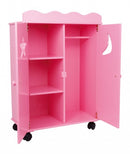 Small Foot - Houten Poppen Kledingkast Roze