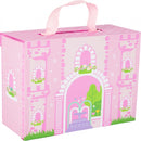 speelkoffer prinsessenkasteel roze 25 cm