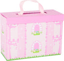 speelkoffer prinsessenkasteel roze 25 cm