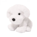 knuffel hond junior 15 cm polyester wit