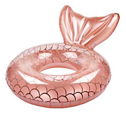 zwemband zeemeermin junior 110 x 130 cm PVC roze