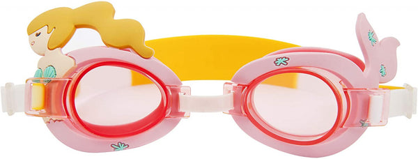 zwembril zeemeermin junior 16 x 5 cm rubber roze