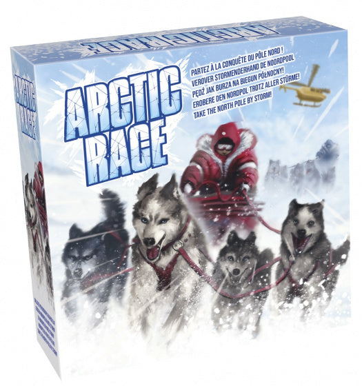 bordspel Arctic Race junior karton blauw