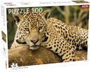 legpuzzel Jaguar 500 stukken 31 x 47 cm karton bruin