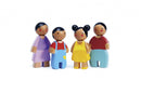 poppenfamilie Sunny 20 x 4 cm hout 4-delig